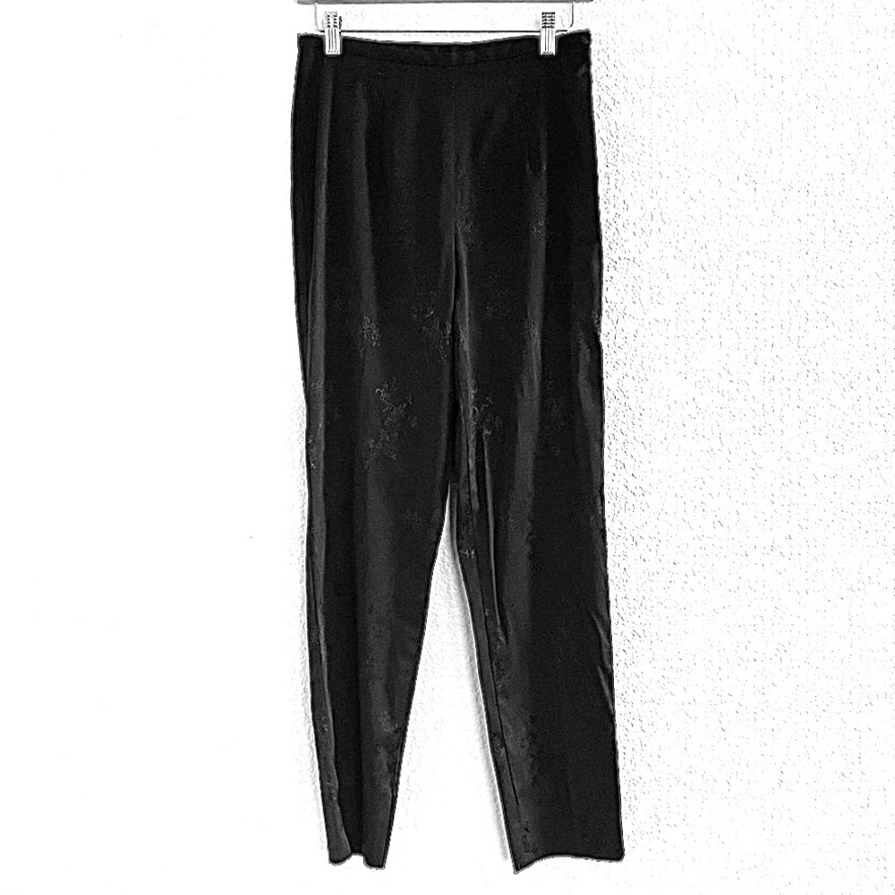 Worthington | Y2K Vintage straight leg high rise brocade pants size 6